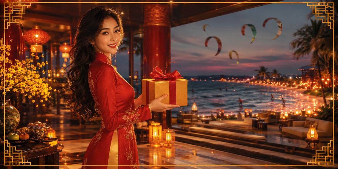 Người chơi tại Mũi Né tham gia cược casino trực tuyến vào buổi tối ở chợ đêm