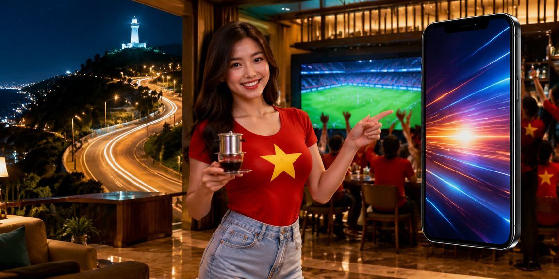Người dùng truy cập casino trực tuyến qua điện thoại tại Vũng Tàu